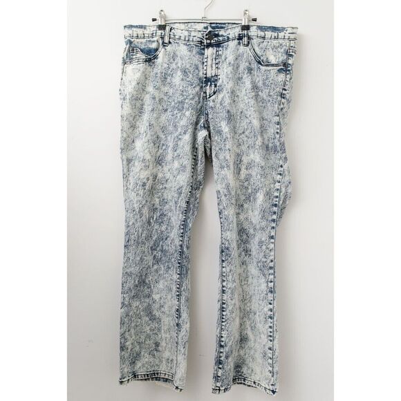 VTG DG2 By Diane Gilman Women's 80's Acid Wash Bootcut Jeans 18W - Picture 1 of 7